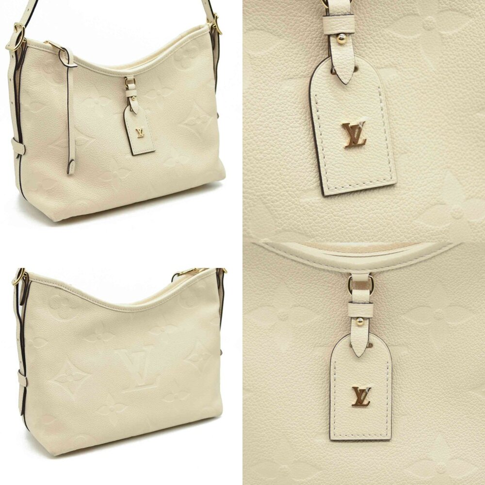 $3100 Louis Vuitton Empreinte Carryall PM Cream RFID Convertible Shoulder M46293 - Picture 2 of 12
